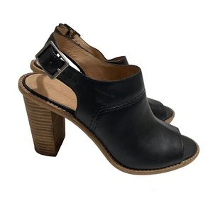 Madewell The Marie Sandal Black Womens Size 9.5